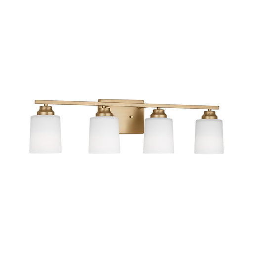 Generation 4420904 Vinton 4-lt 29" Wall/Bath Light - Satin Brass