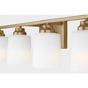 Generation 4420904 Vinton 4-lt 29" Wall/Bath Light - Satin Brass