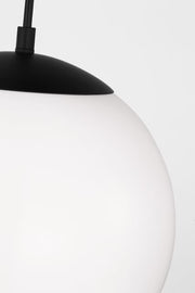 Visual Comfort 6022EN3 Leo Hanging Globe 1-lt 12" LED Pendant - Midnight Black