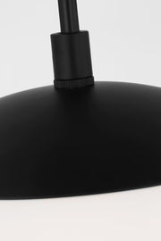 Visual Comfort 6022EN3 Leo Hanging Globe 1-lt 12" LED Pendant - Midnight Black