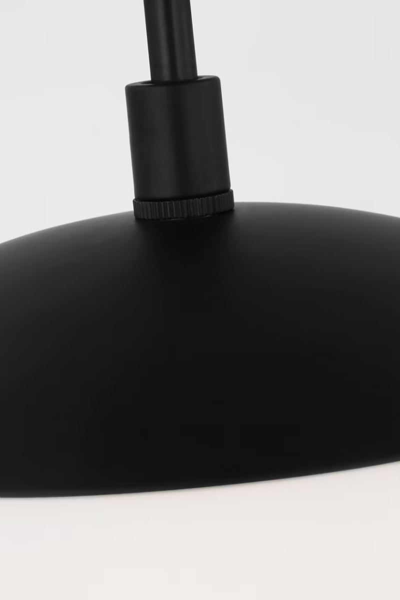 Visual Comfort 6022EN3 Leo Hanging Globe 1-lt 12" LED Pendant - Midnight Black