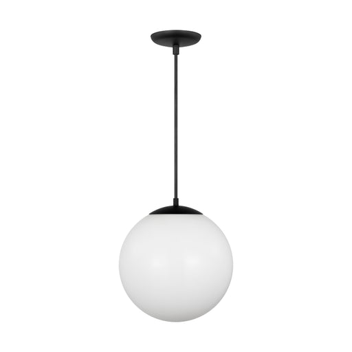 Generation 6024 Leo Hanging Globe 1-lt 14" Pendant - Midnight Black