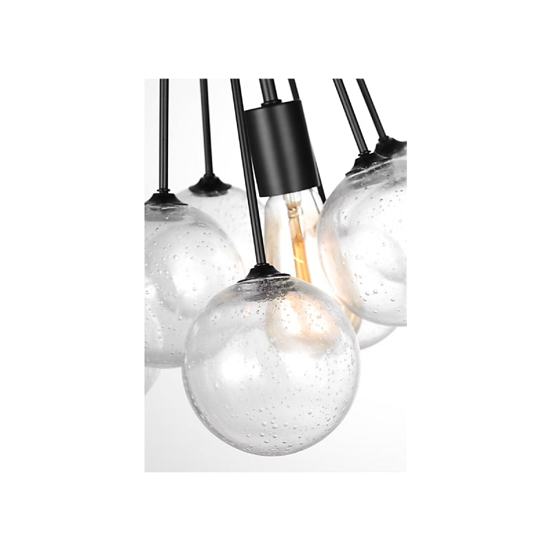 Visual Comfort 6514301 Bronzeville 1-lt 14" Chandelier - Midnight Black