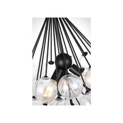 Visual Comfort 6514303 Bronzeville 3-lt 22" Chandelier - Midnight Black