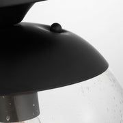 Visual Comfort 7501801 Leo 1-lt 8" Semi Flush Mount - Midnight Black