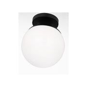 Visual Comfort 7518EN3 Leo 1-lt 8" LED Semi Flush Mount - Midnight Black