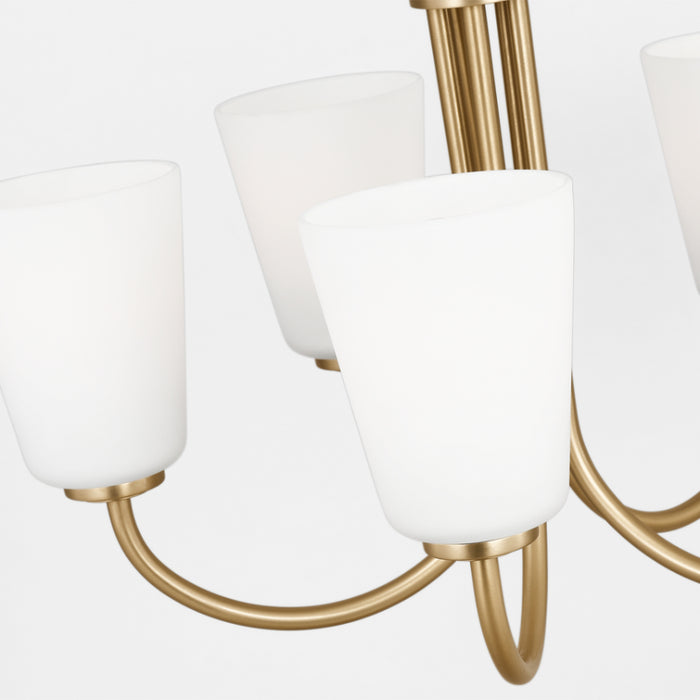 Generation GLC1115 Miles 5-lt 21" Chandelier - Satin Brass