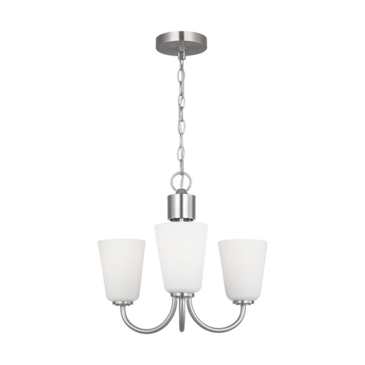 Generation GLC1123 Miles 3-lt 18" Chandelier - Brushed Nickel