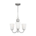 Generation GLC1123 Miles 3-lt 18" Chandelier - Brushed Nickel