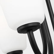 Generation GLC1123 Miles 3-lt 18" Chandelier - Midnight Black