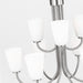 Generation GLC1139 Miles 9-lt 29" Chandelier - Brushed Nickel
