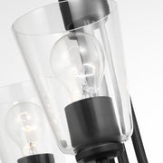 Generation GLC1153 Miles 3-lt 18" Chandelier - Midnight Black