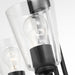 Generation GLC1153 Miles 3-lt 18" Chandelier - Midnight Black