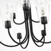 Generation GLC1169 Miles 9-lt 29" Chandelier - Midnight Black