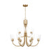 Generation GLC1169 Miles 9-lt 29" Chandelier - Satin Brass