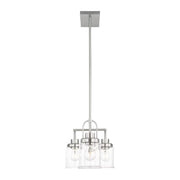 Visual Comfort GLC1184 Anders 4-lt 48" Chandelier - Brushed Nickel