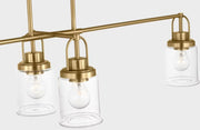 Visual Comfort GLC1184 Anders 4-lt 48" Chandelier - Satin Brass