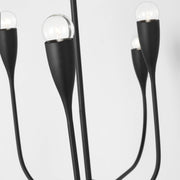 Generation GLC1226 Maya 6-lt 48" Linear Chandelier - Midnight Black