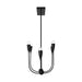 Generation GLC1226 Maya 6-lt 48" Linear Chandelier - Midnight Black