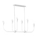 Generation GLC1226 Maya 6-lt 48" Linear Chandelier - Matte White