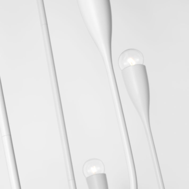 Generation GLC1226 Maya 6-lt 48" Linear Chandelier - Matte White