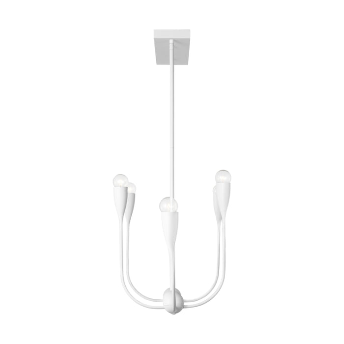 Generation GLC1226 Maya 6-lt 48" Linear Chandelier - Matte White