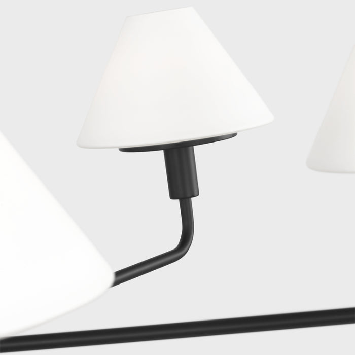 Generation GLC1235 Mendota 5-lt 40" Chandelier - Midnight Black