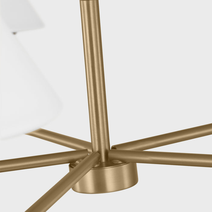 Generation GLC1235 Mendota 5-lt 40" Chandelier - Satin Brass
