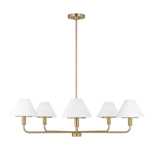 Generation GLC1235 Mendota 5-lt 40" Chandelier - Satin Brass