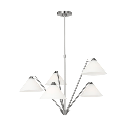 Generation GLC1255 Werley 5-lt 32" Large Chandelier - Brushed Nickel