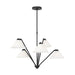 Generation GLC1255 Werley 5-lt 32" Large Chandelier - Midnight Black