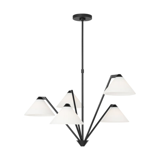 Generation GLC1255 Werley 5-lt 32" Large Chandelier - Midnight Black