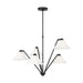 Generation GLC1255 Werley 5-lt 32" Large Chandelier - Midnight Black