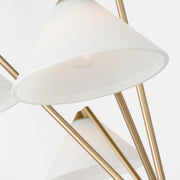 Generation GLC1255 Werley 5-lt 32" Large Chandelier - Satin Brass