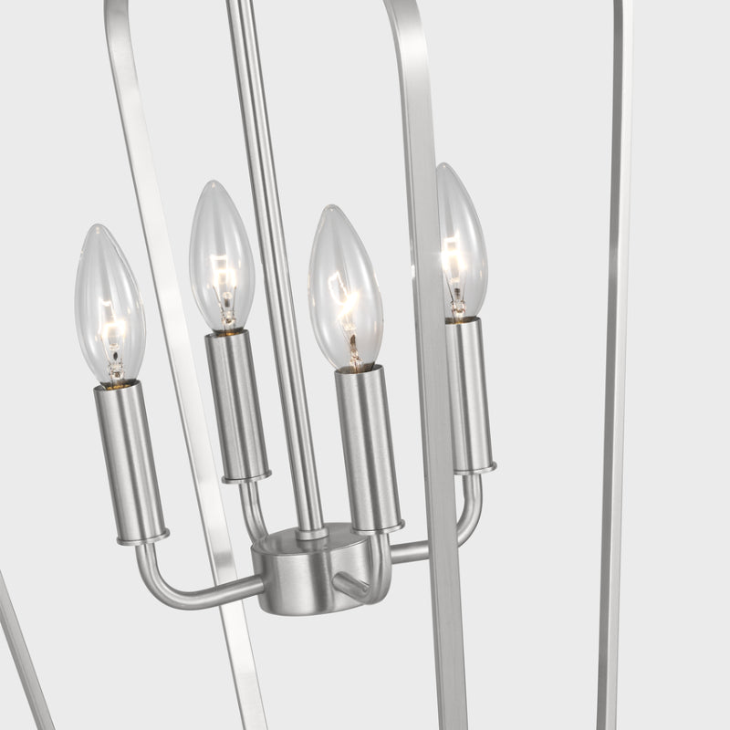 Generation GLC1264 Kennan 4-lt 16" Chandelier - Brushed Nickel