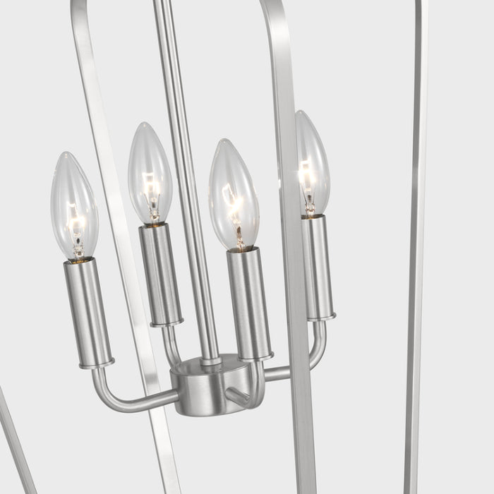 Generation GLC1264 Kennan 4-lt 16" Chandelier - Brushed Nickel