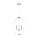 Generation GLC1264 Kennan 4-lt 16" Chandelier - Brushed Nickel