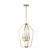 Generation GLC1264 Kennan 4-lt 16" Chandelier - Satin Brass