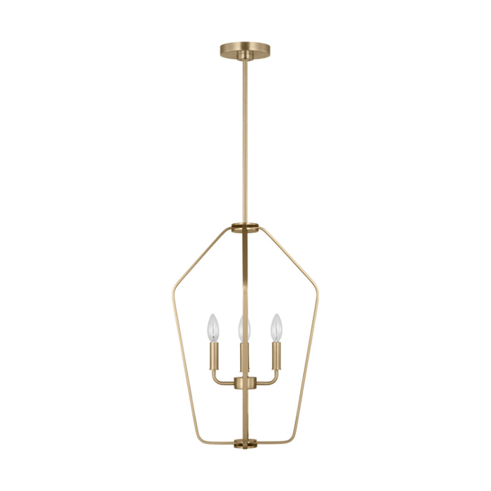 Generation GLC1264 Kennan 4-lt 16" Chandelier - Satin Brass