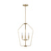 Generation GLC1264 Kennan 4-lt 16" Chandelier - Satin Brass