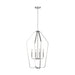 Generation GLC1274 Kennan 4-lt 19" Chandelier - Brushed Nickel