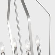 Generation GLC1274 Kennan 4-lt 19" Chandelier - Brushed Nickel