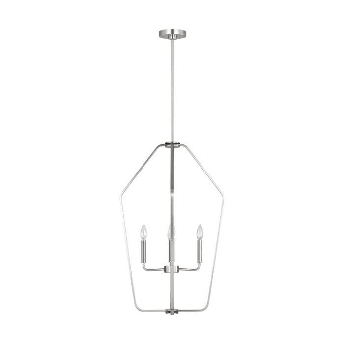 Generation GLC1274 Kennan 4-lt 19" Chandelier - Brushed Nickel