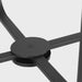 Generation GLC1274 Kennan 4-lt 19" Chandelier - Midnight Black