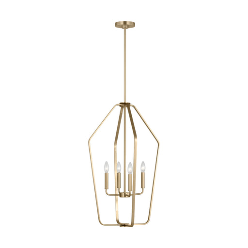 Generation GLC1274 Kennan 4-lt 19" Chandelier - Satin Brass
