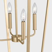 Generation GLC1274 Kennan 4-lt 19" Chandelier - Satin Brass