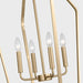 Generation GLC1274 Kennan 4-lt 19" Chandelier - Satin Brass