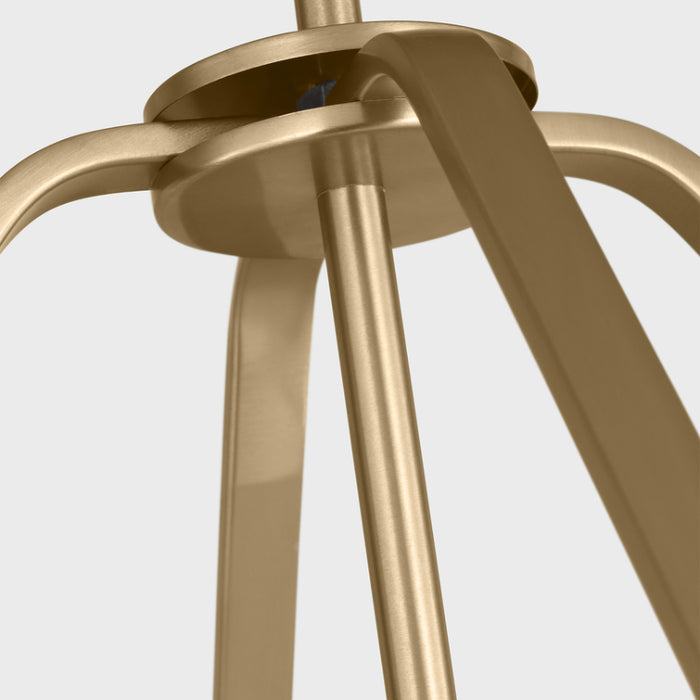 Generation GLC1274 Kennan 4-lt 19" Chandelier - Satin Brass
