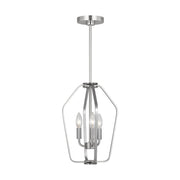 Generation GLC1283 Kennan 3-lt 11" Chandelier - Brushed Nickel