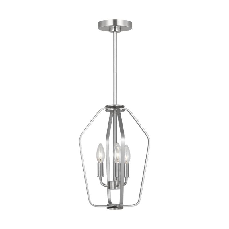 Generation GLC1283 Kennan 3-lt 11" Chandelier - Brushed Nickel